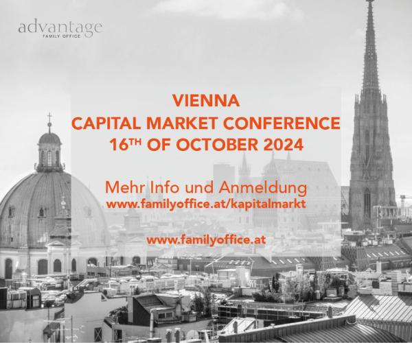 Wiener Kapitalmarktkonferenz am 16. Oktober 2024