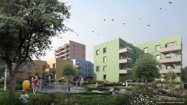Neues Wohnquartier im Grünen: eugen! vermarktet Wohnungen im „Wildgarten“
