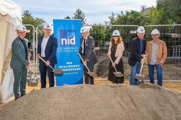 Spatenstich-Feier des NID Wohnbauprojekts „Das.Schmuckstück | Leben am Quarzweg“ in 1210 Wien