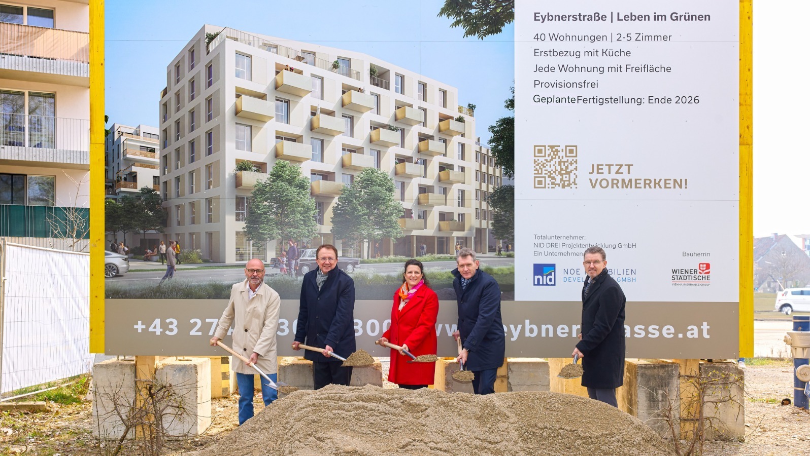 Spatenstich für 40 Mietwohnungen