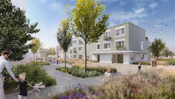 Wie ein Dorf in der Stadt: Spatenstich für ÖSW-Projekt Das LEE