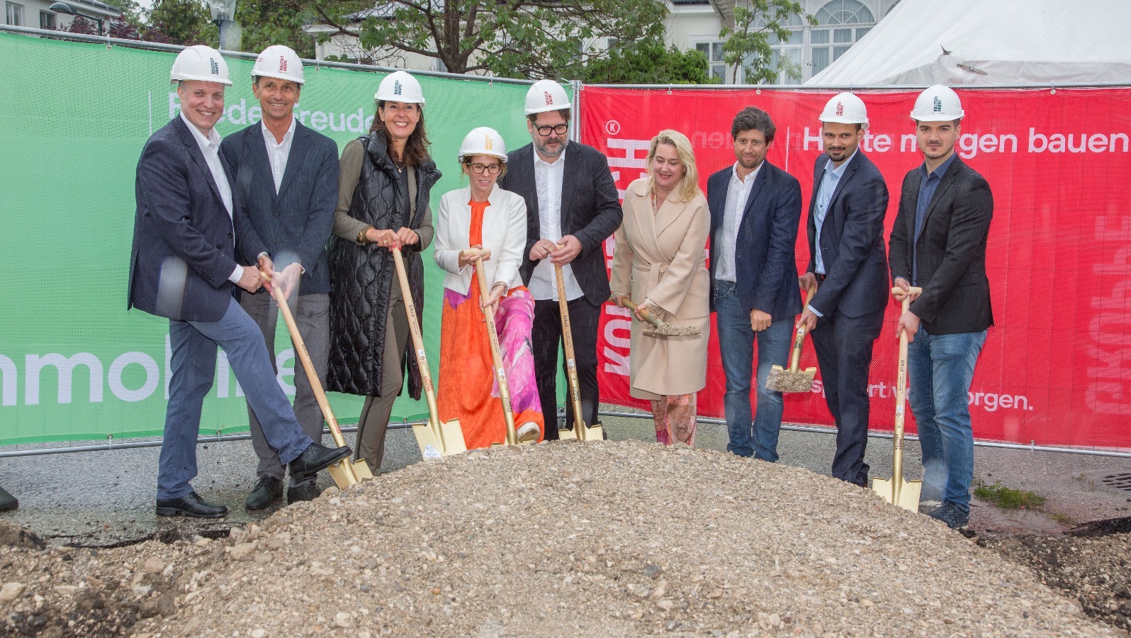 Spatenstich in Baden für das Projekt „Helene“