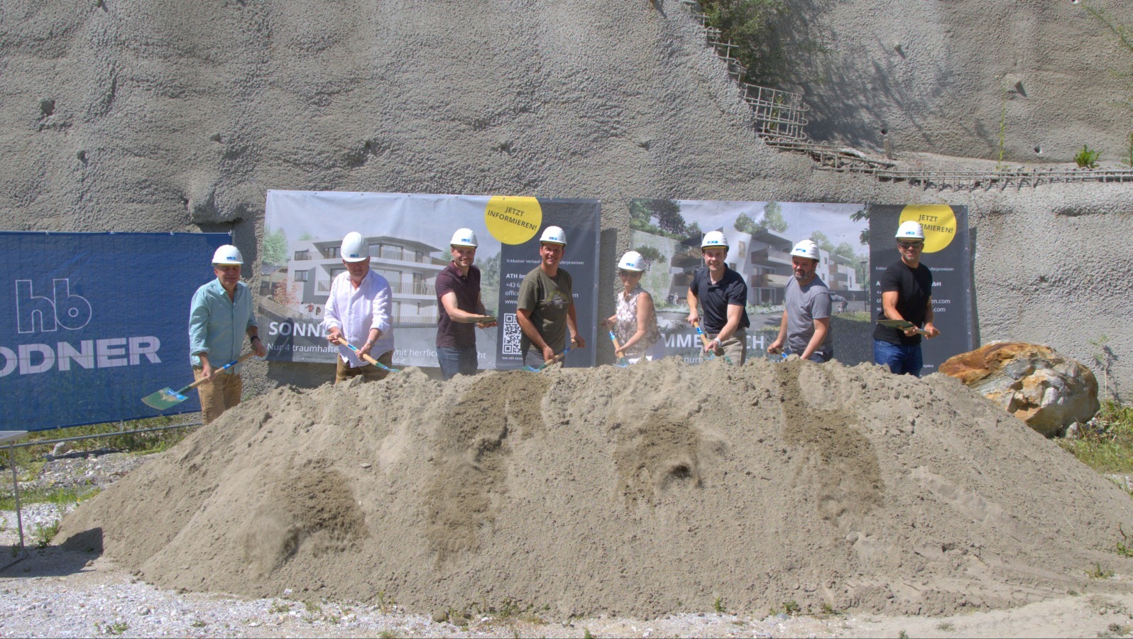 Spatenstich SONNEGG und HIMMELREICH im Stubaital