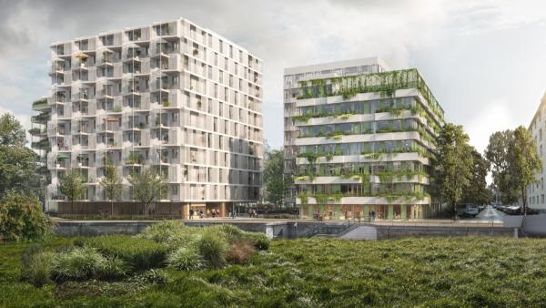 AM KEMPELENPARK: Wiens neues Zukunftsquartier verbindet Wohnen, Arbeiten und Leben im Grünen