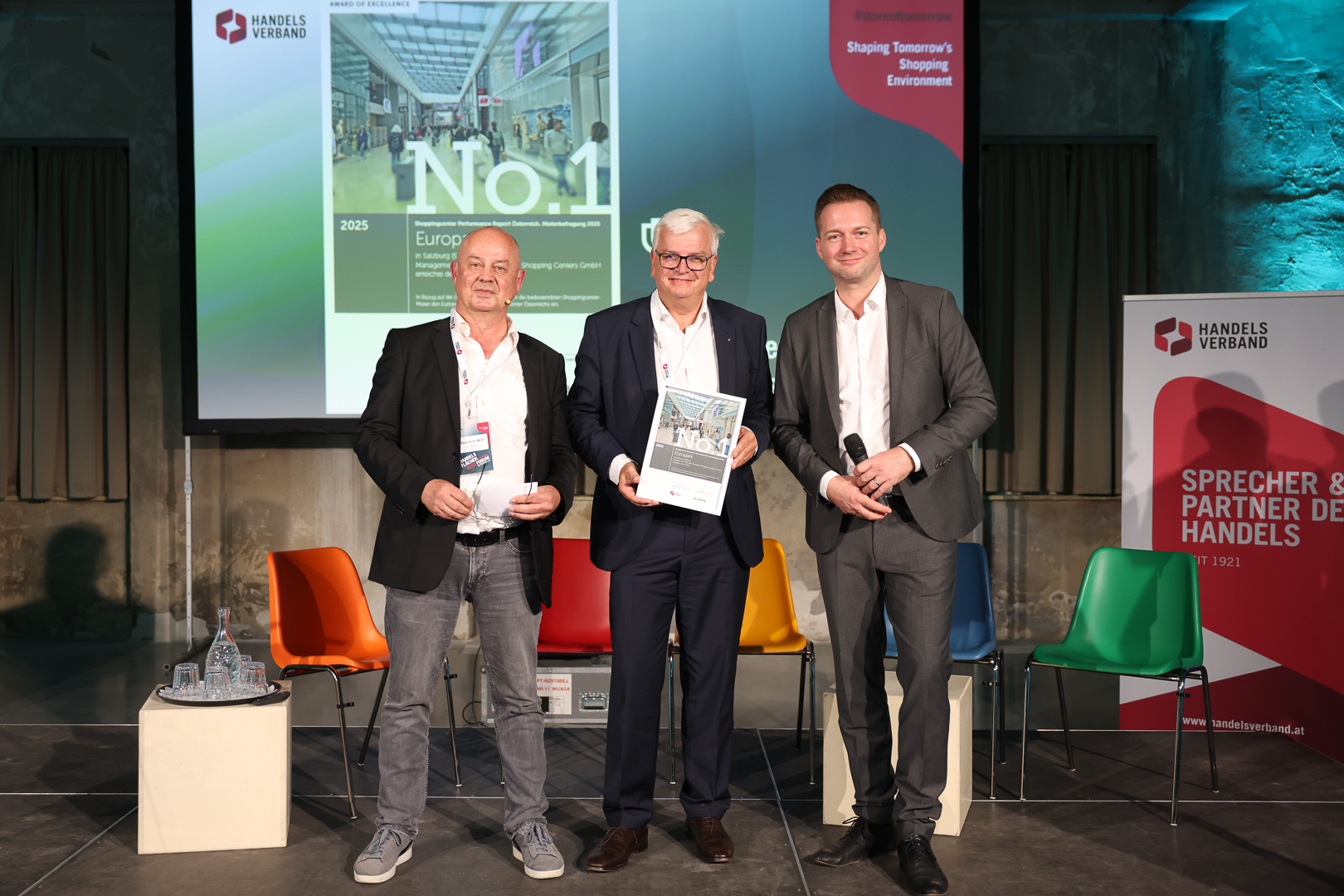 Auszeichnung des Siegers Europark Salzburg