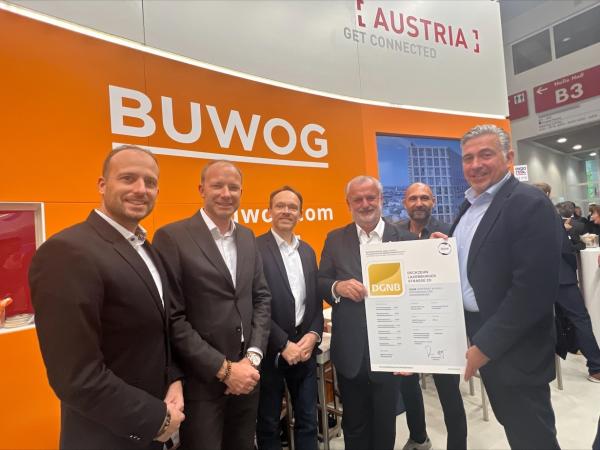 BUWOG-Projekt DECK ZEHN mit ÖGNI ausgezeichnet