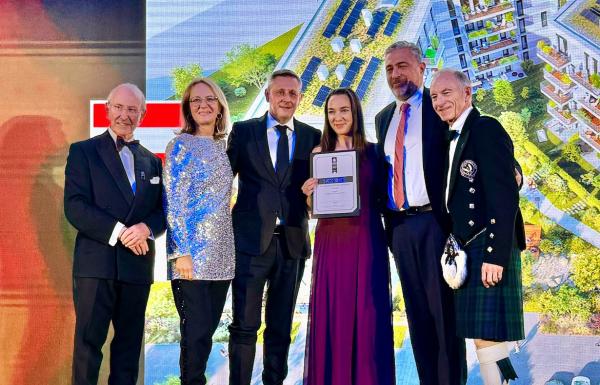 BUWOG-Projekt „drygalski“ feiert Gleichenfeier und wird mit European Property Award ausgezeichnet