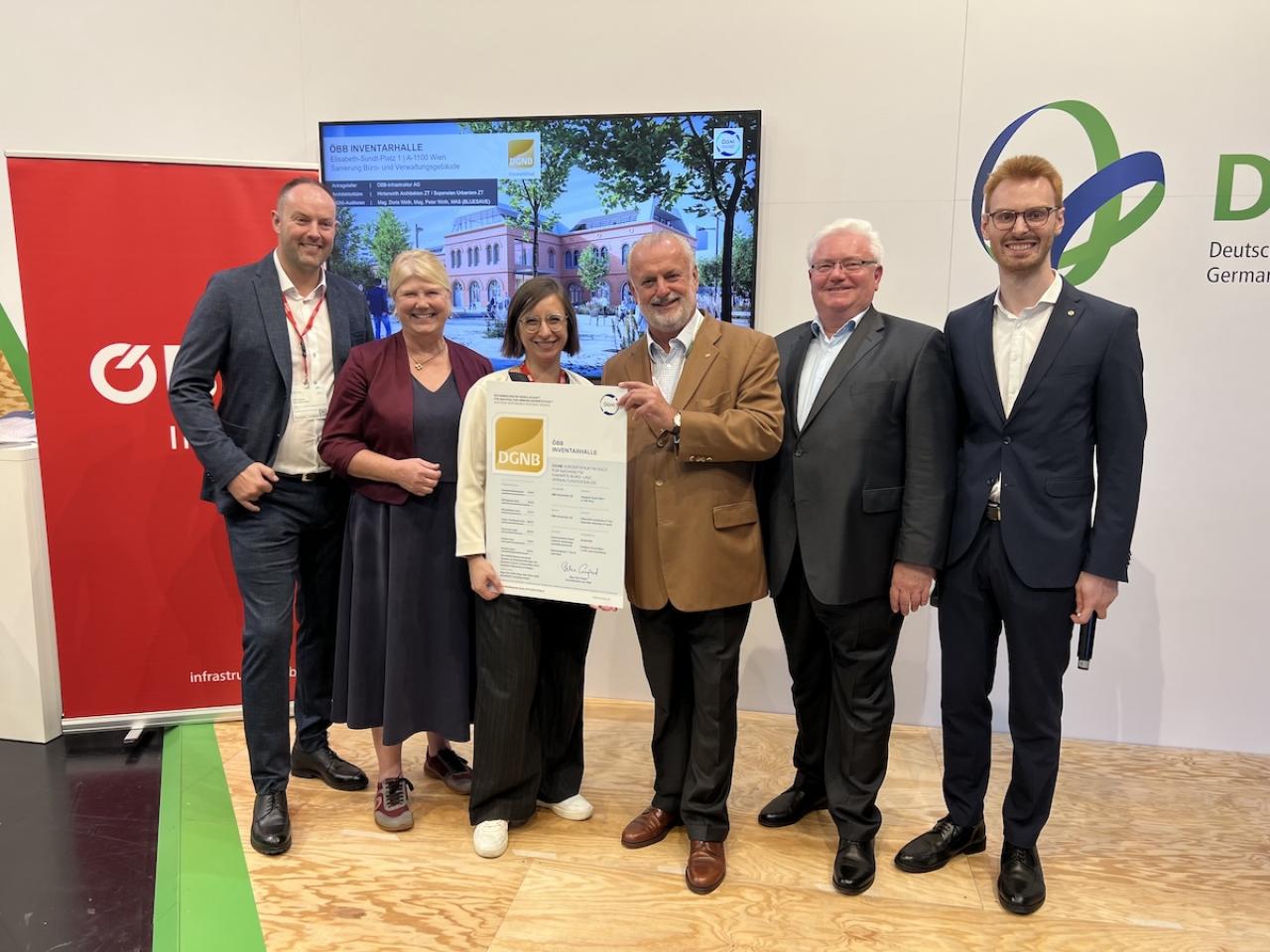 Historische Inventarhalle erhält Gold-Zertifikat auf der Expo Real
