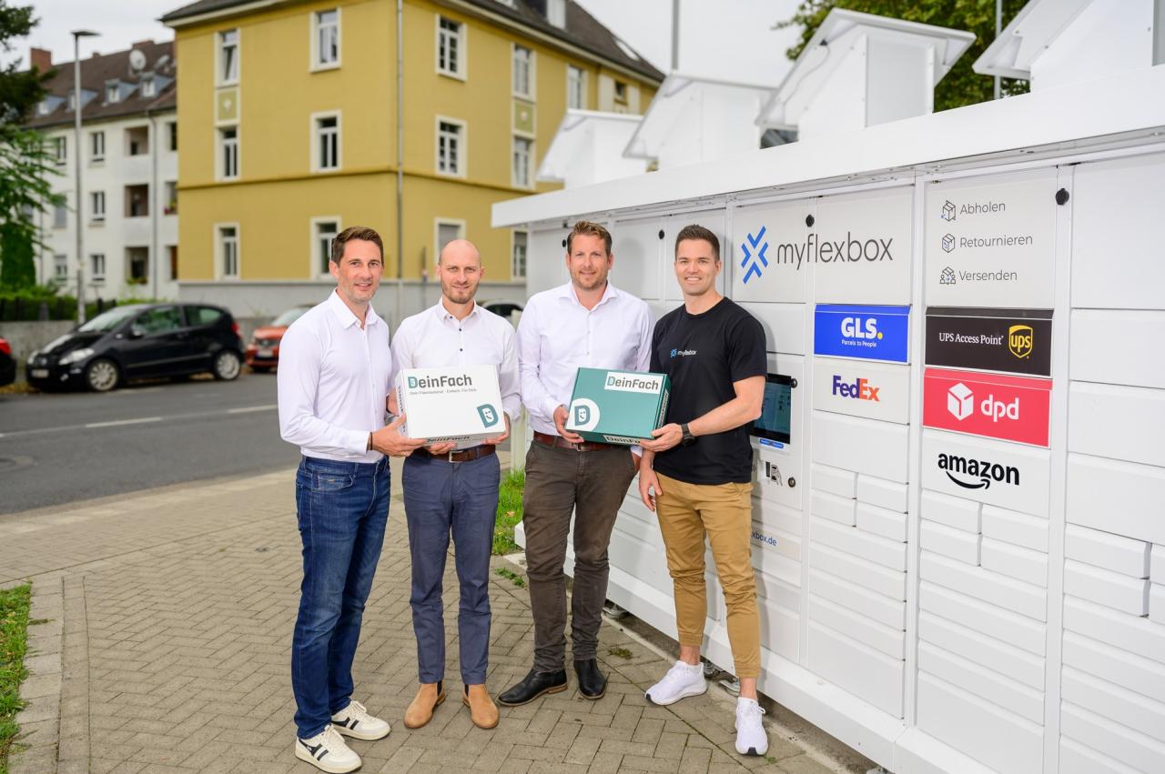 DeinFach und myflexbox schließen sich zusammen: Anbieteroffenes Netz von Paketautomaten wächst deutlich