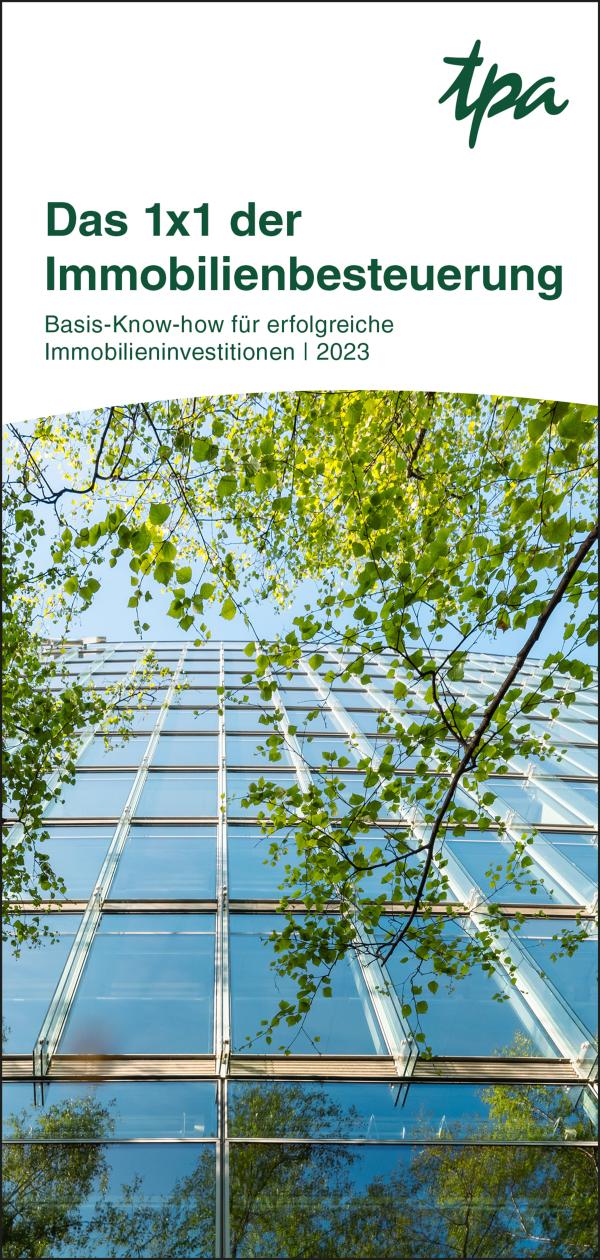 27. Auflage: „Das 1×1 der Immobilienbesteuerung“