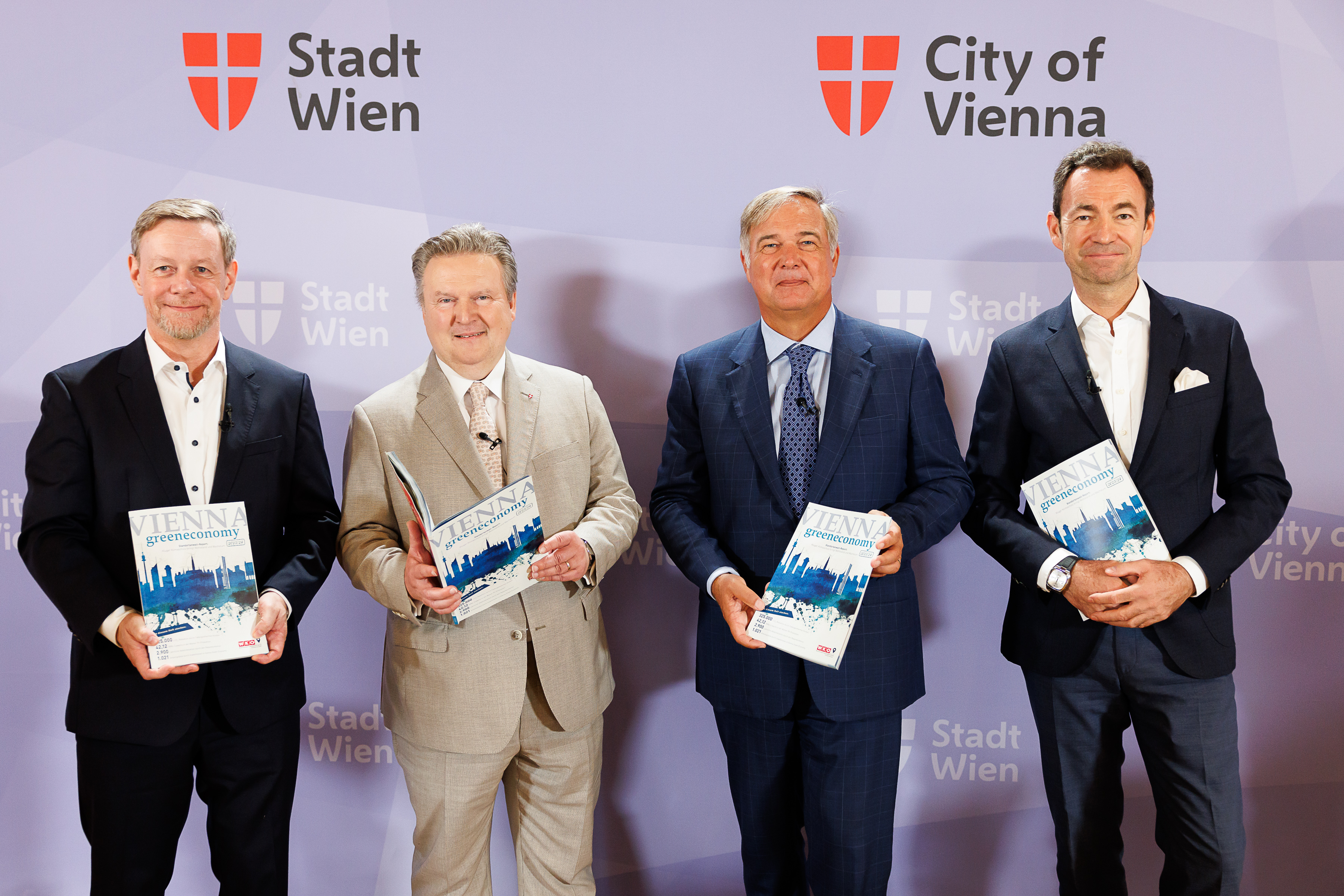 Bürgermeister Ludwig und WK Wien-Präsident Ruck stellen neuen Vienna Green Economy Report vor