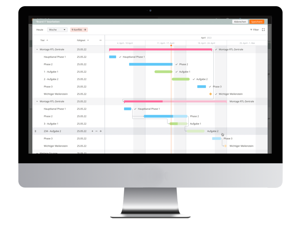Produktfoto Terminplan