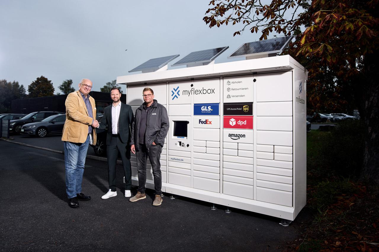 AVIA und myflexbox: KNITTEL Energie setzt auf offene Paketstationen